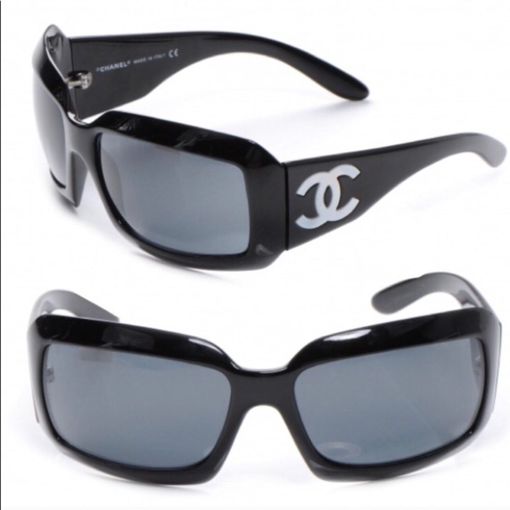 CHANEL mother of pearl sunglasses
